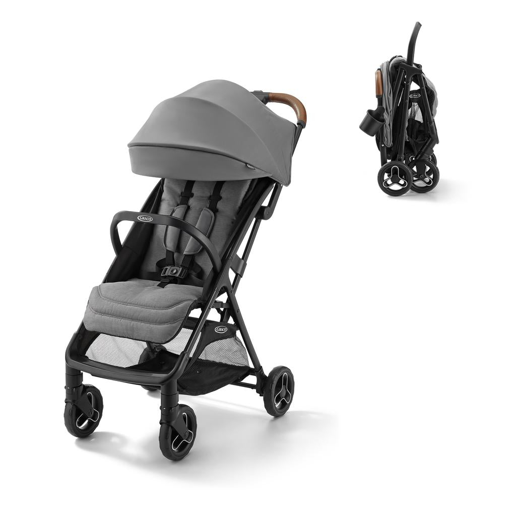 Right Arrow Graco Baby Stroller in Gray