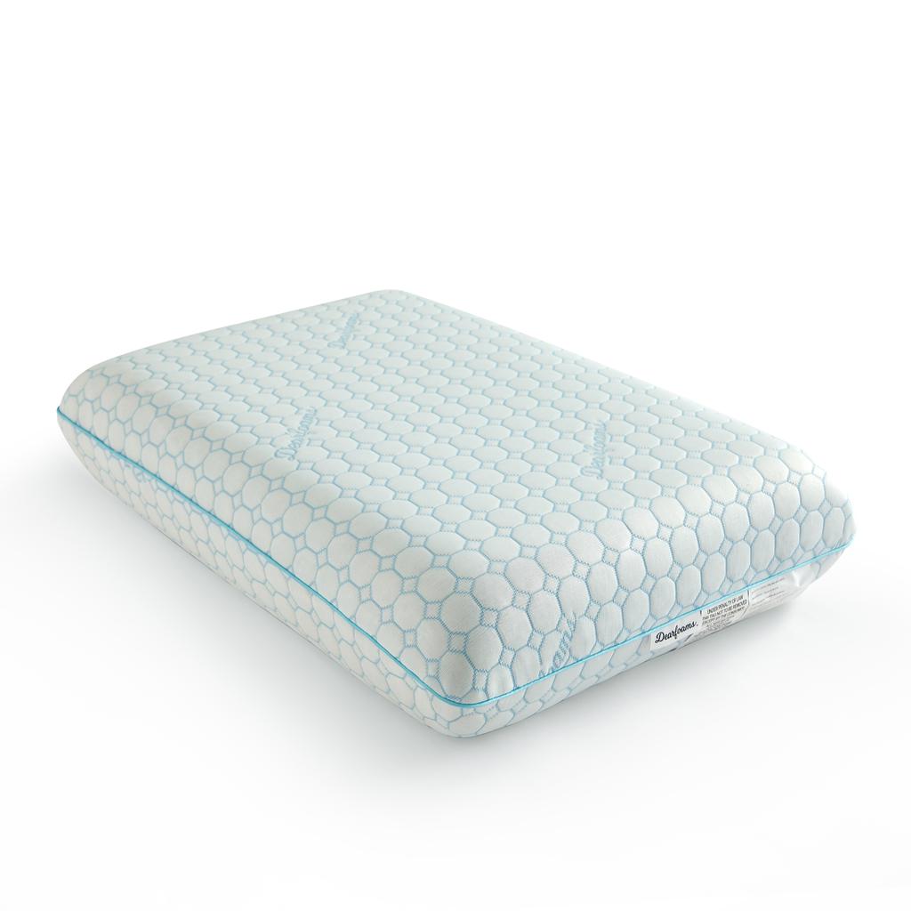 Right Arrow Dearfoam Viscoelastic Foam Cooling Memory Foam Pillow 40.6 cm x 61 cm / 16“ x 24”