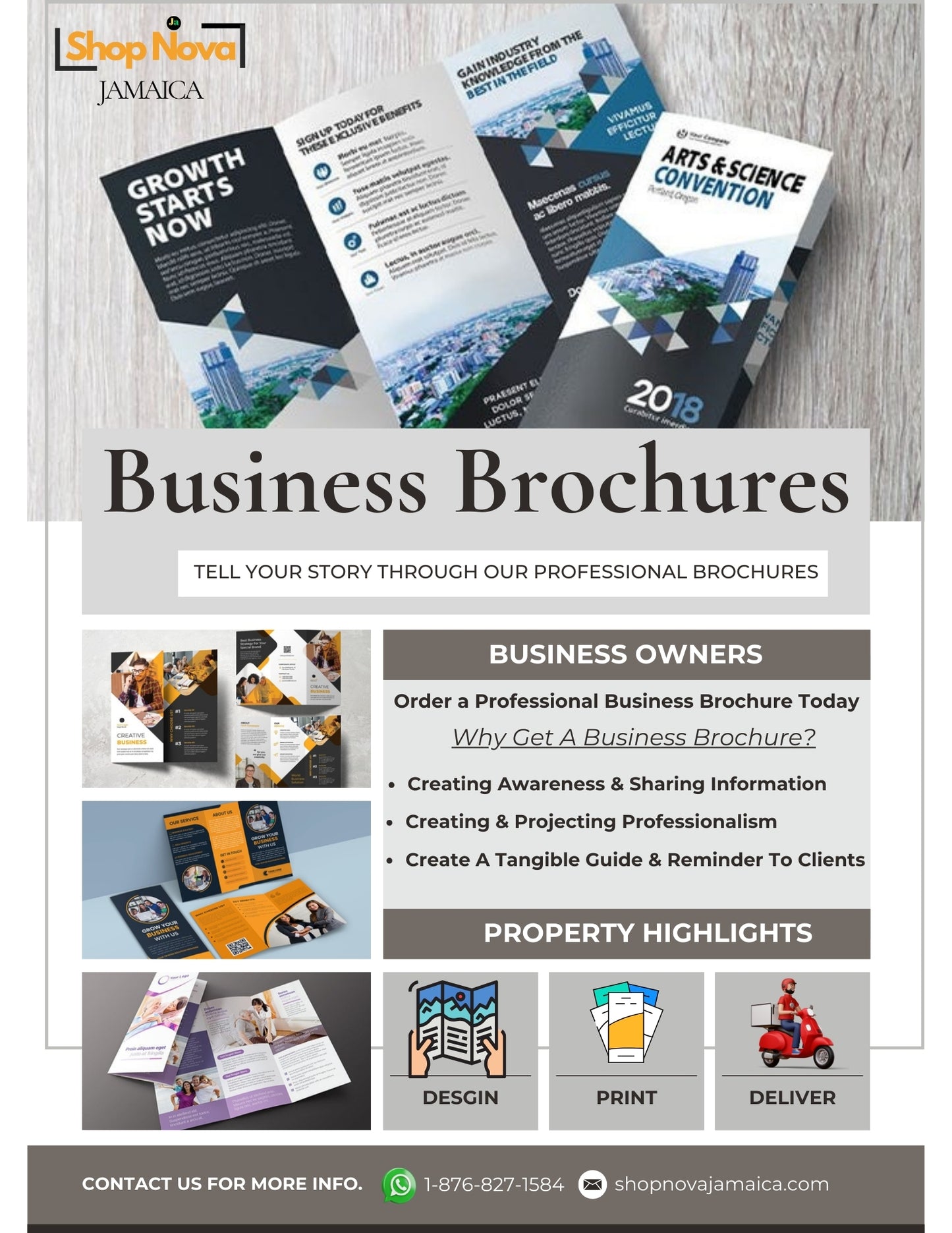 Shop Nova Business Brochures